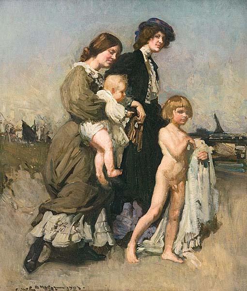 George Washington Lambert The Bathers Norge oil painting art